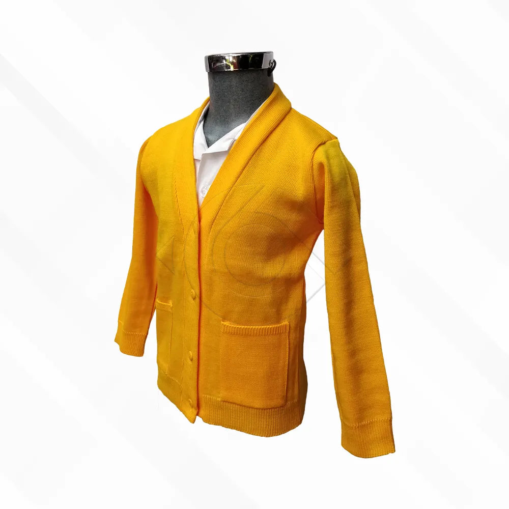 Suéter Tejido Escolar Abierto