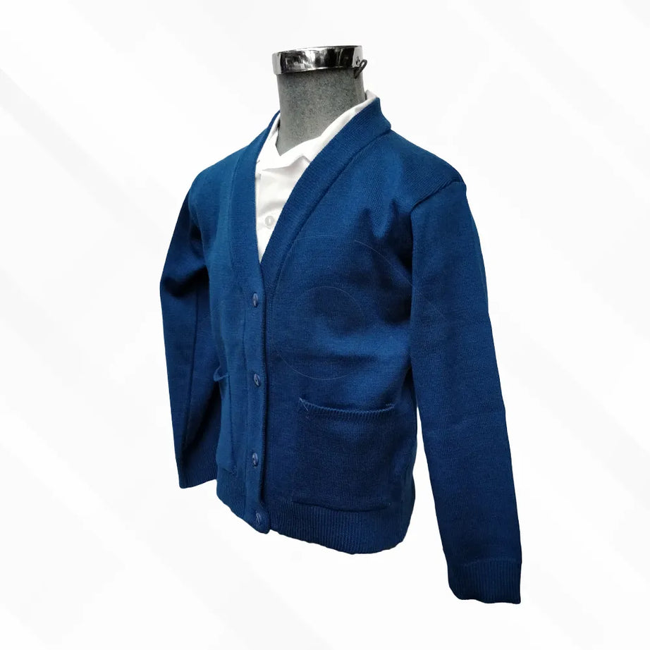 Suéter Tejido Escolar Abierto