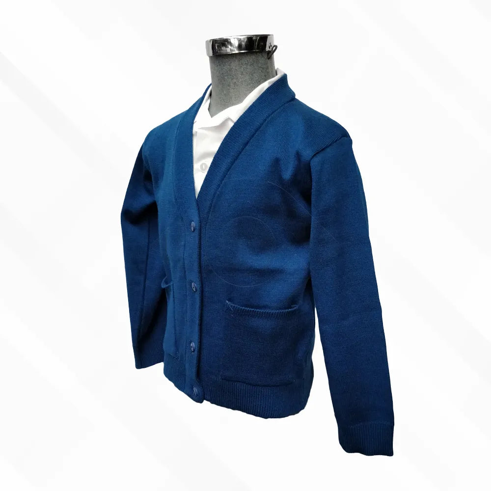 Suéter Tejido Escolar Abierto