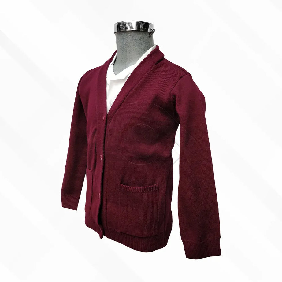 Suéter Tejido Escolar Abierto