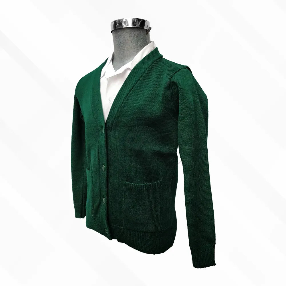 Suéter Tejido Escolar Abierto